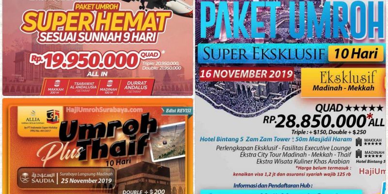Paket Umroh Murah November 2019 Surabaya
