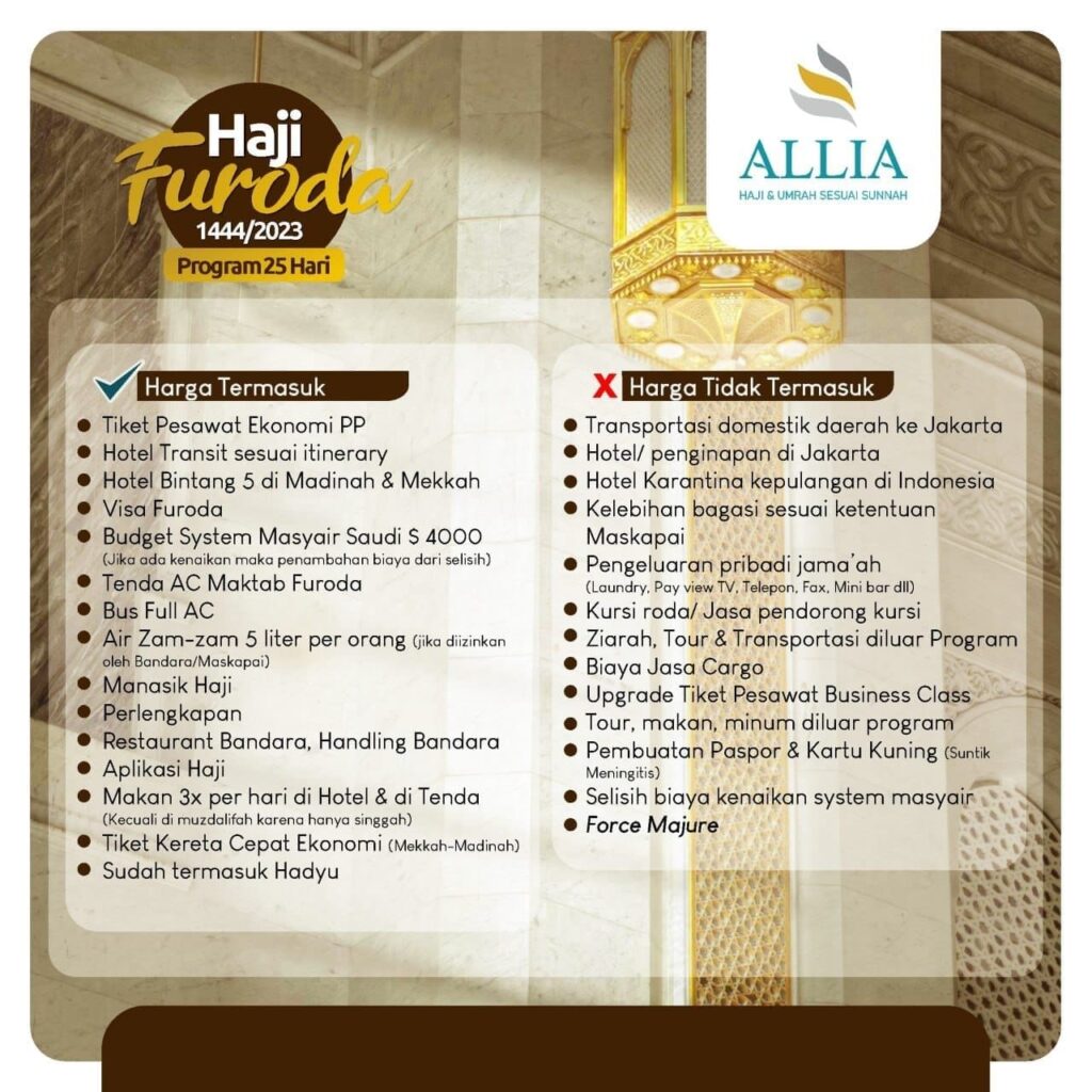 Haji Furoda 2023 Sesuai Sunnah Surabaya