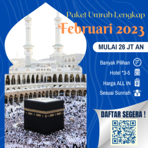 Paket Umrah Februari 2023 Surabaya Lengkap